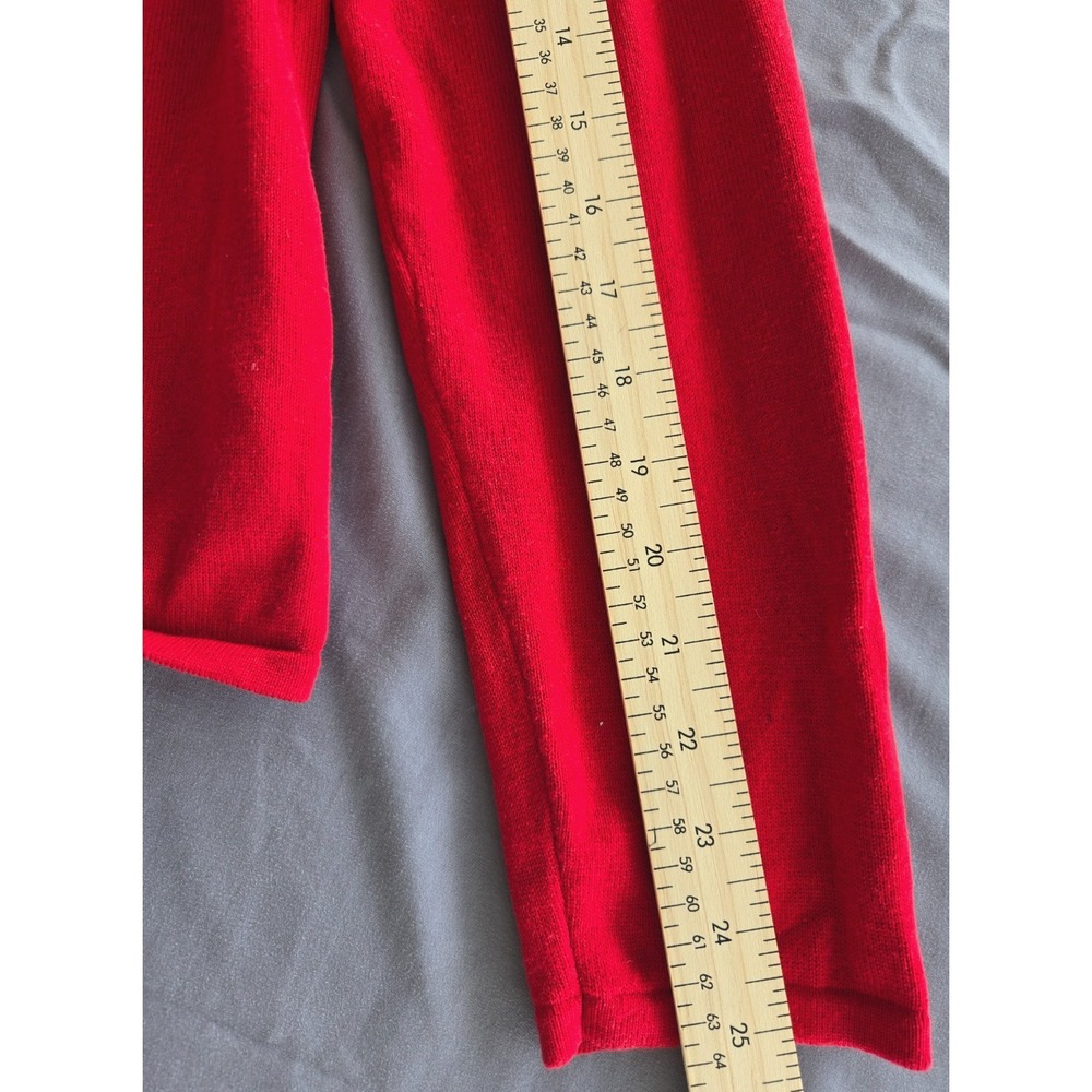 Vintage GAP Stretch Red Cardigan Sweater Soft Women L Y2K Preppy Quiet Luxury - Picture 16 of 16